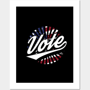 Vote Patriotic Design Posters and Art